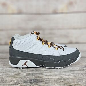 Nike Air Jordan 9 IX Retro Golf Low Open FN6931-100 White Brown Sz 11.5 NWOB
